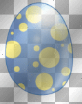 Blue Easter Egg