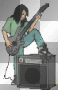 playing guitar