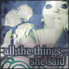 All The Things She Said