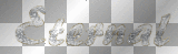 silver gold animated love words