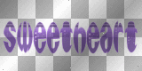 purple animated sweetheart words