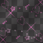 animated background--black pink sparkles
