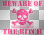 BEWARE OF THE BITCH