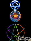 Three magic Circled stars