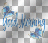 good morning, butterflies, words