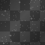 WHITE GLITTER ON BLACK