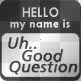 my name is...