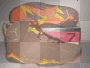 Brown & orange & yellow J'S