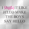 i shake it