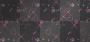PPL BLK  HEARTS AND STARS (NON BLING)