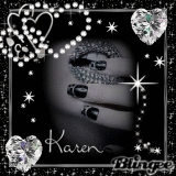 Diamond lips Karen Tag