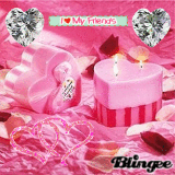 pink candles