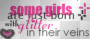 born with glitter