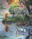 mermaid and unicorn