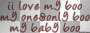 I Love my boo