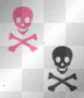 Pink n Black Skulls