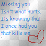 missing you