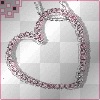 love you heart pendant