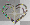 tiny gold heart and diamond