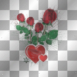 pretty hearts and roses