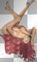 beautiful redhead woman red