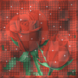 red glitter rose sparkle background