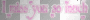 pink glitter "miss you"