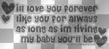 I'll love you forever