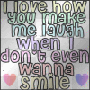 I love how u....
