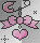 pink heart safetypin