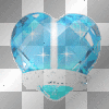 Blue Diamond Heart