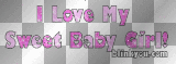I love my sweet baby girl