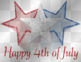 Happy 4th of July stars
