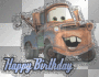 happy birthday from Cars happy birthday from Cars