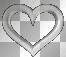 silver tilting heart