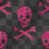 Hot Pink Skull Background!