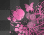 Pink Butterfly Swirlly Background!