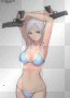 Bikini girl with guns