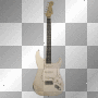 white spinning guitar
