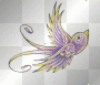 purple bird