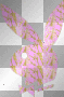 pink/gold bunny