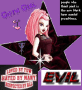 Evil Goth Star Girl