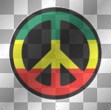 Nancy Reyes' One Love Peace Sign