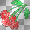 glitter cherries