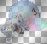 Pastel Princess and her Unicorn
