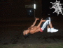 flippin like spider man