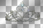 Glitter crown