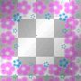 Pink Blue flower frame