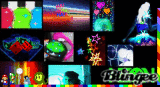 neon dance party