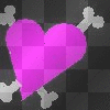 heart with bones